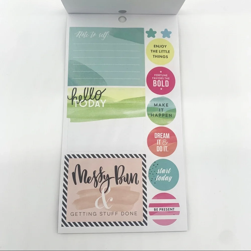Happy Planner Water Colors Sticker Sheet Book